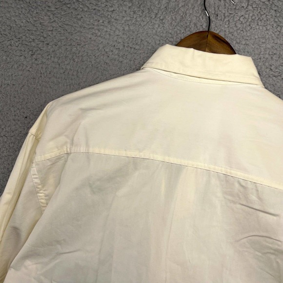 Vintage Looney Tunes Shirt Men's Medium White Sylvester Tweety Button Down 90s - Picture 13 of 16